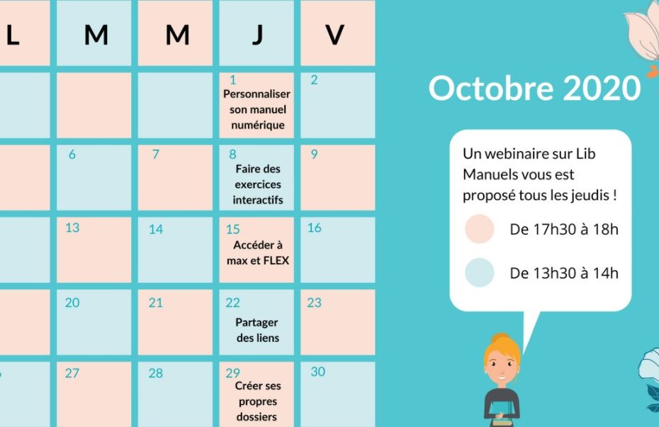 Edulib webinaires octobre 2020