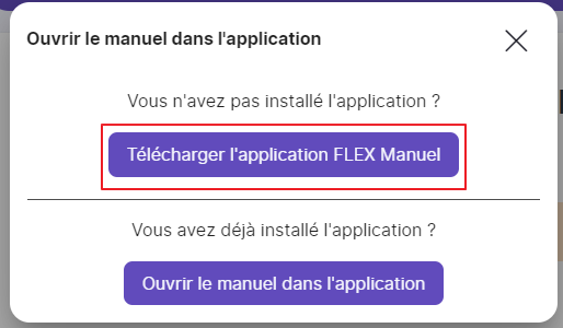 Flex Manuel : Comment télécharger mes manuels sur ordinateur ?