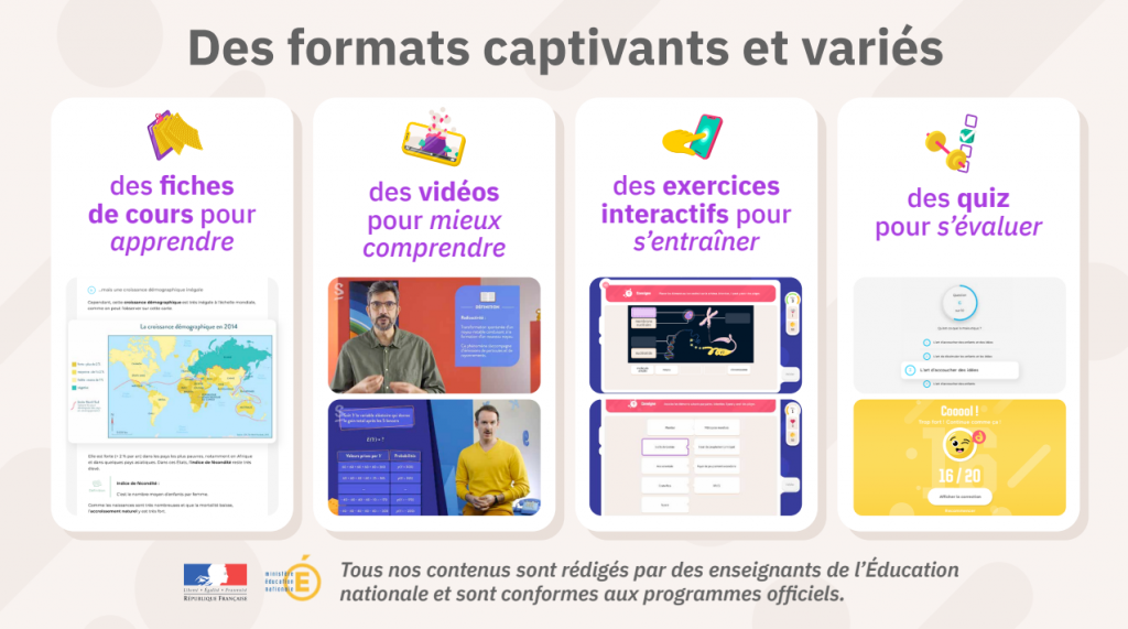 SchoolMouv, l'accompagnement scolaire du CP à la Terminale