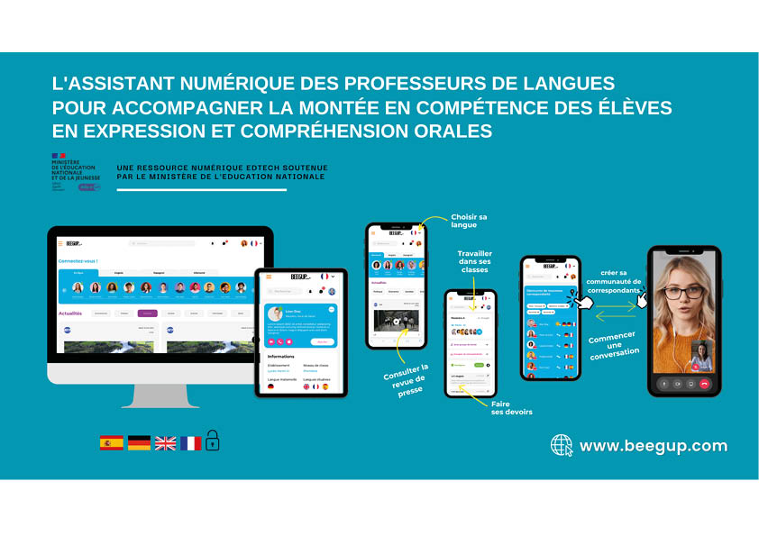 Beegup, un réseau sécurisé pour parler les langues étrangères