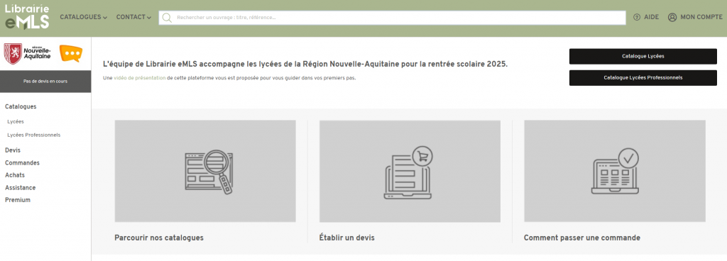 Pas à pas : Passer une commande